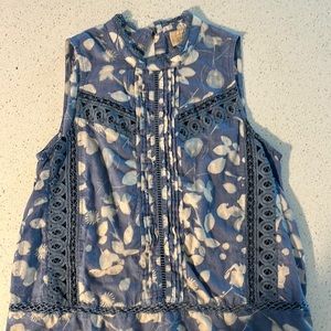 Anthropologie Venessa Virginia Floral Top Size 6